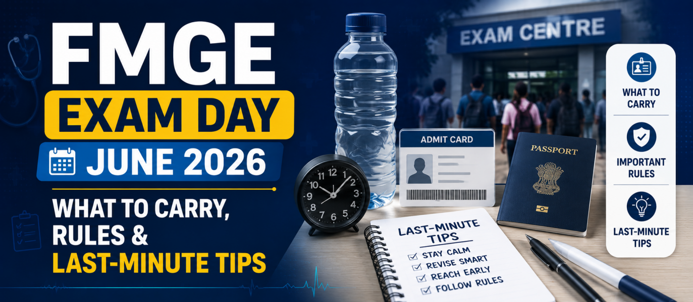 fmge exam day guidelines